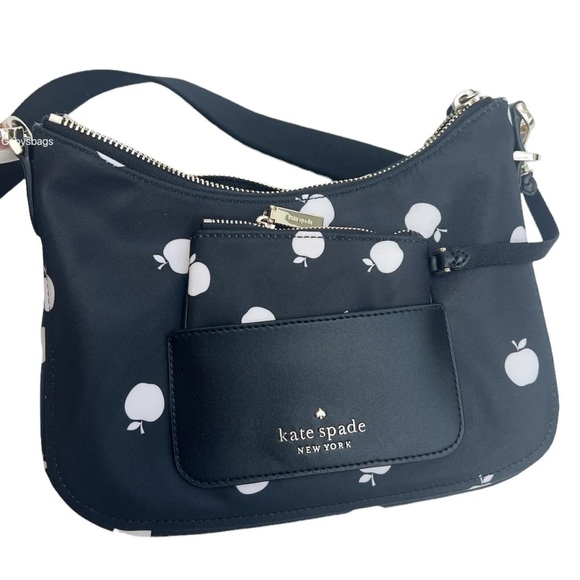 Kate Spade Chelsea Nylon Camera Bag w Coin Pouch Change Purse - Picture 3 of 5